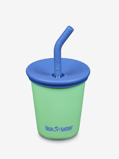 Gobelet en inox 296 ml avec couvercle à paille spring bud - Kiabi