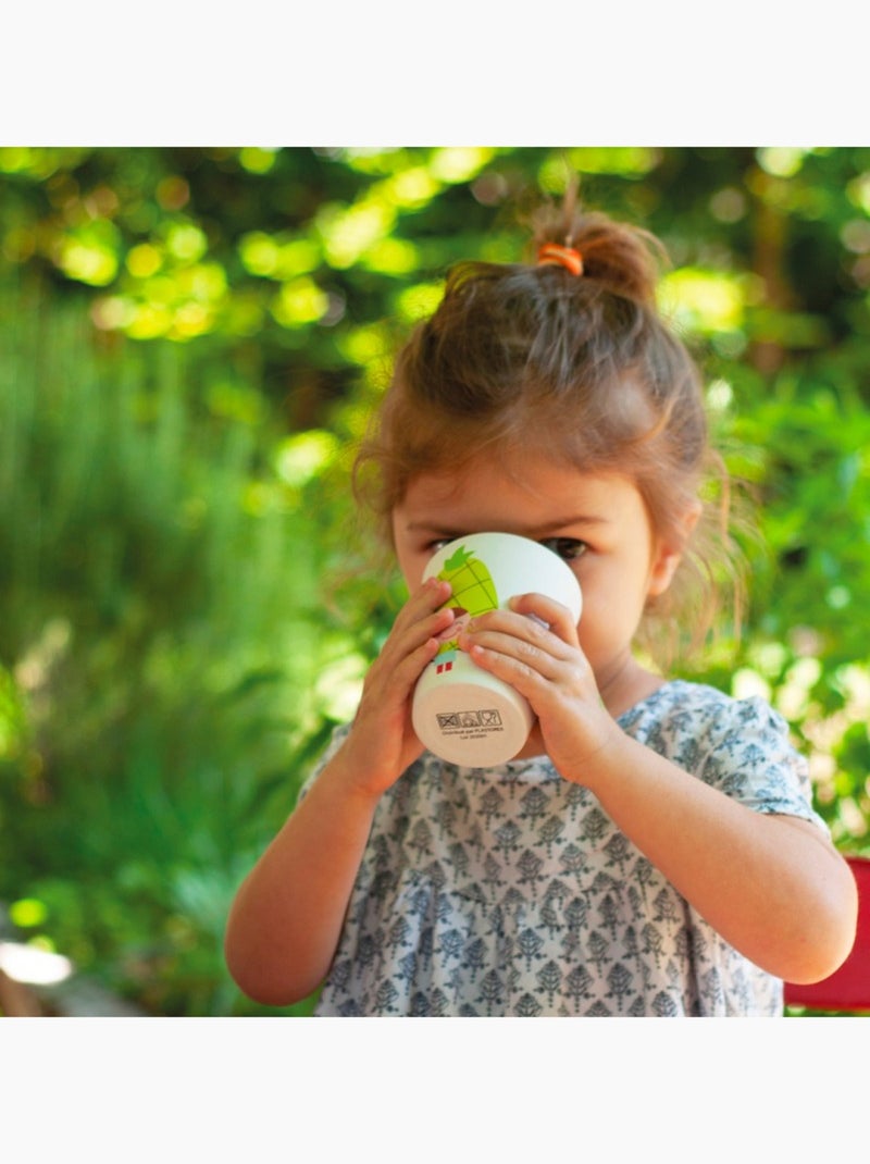 Gobelet en mélamine Mill'O Bébé Jaune - Kiabi