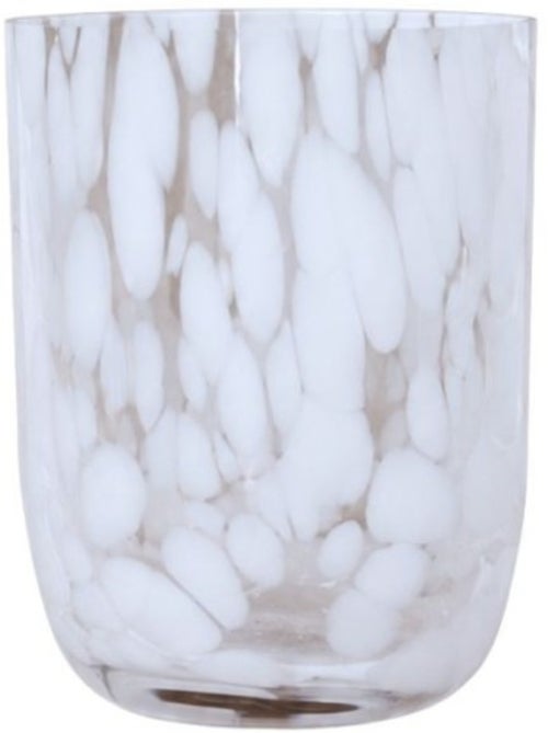 Gobelet en verre tacheté blanc - Kiabi Gobelet en verre tacheté blanc - Kiabi