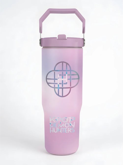Gobelet huntrix 850 ml avec paille k-pop demon hunters - Kiabi Gobelet huntrix 850 ml avec paille k-pop demon hunters - Kiabi