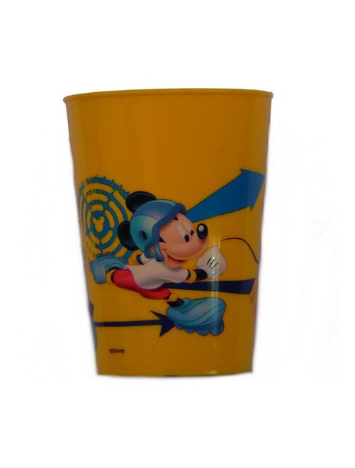 Gobelet Mickey Mouse Disney verre plastique enfant jaune - Kiabi