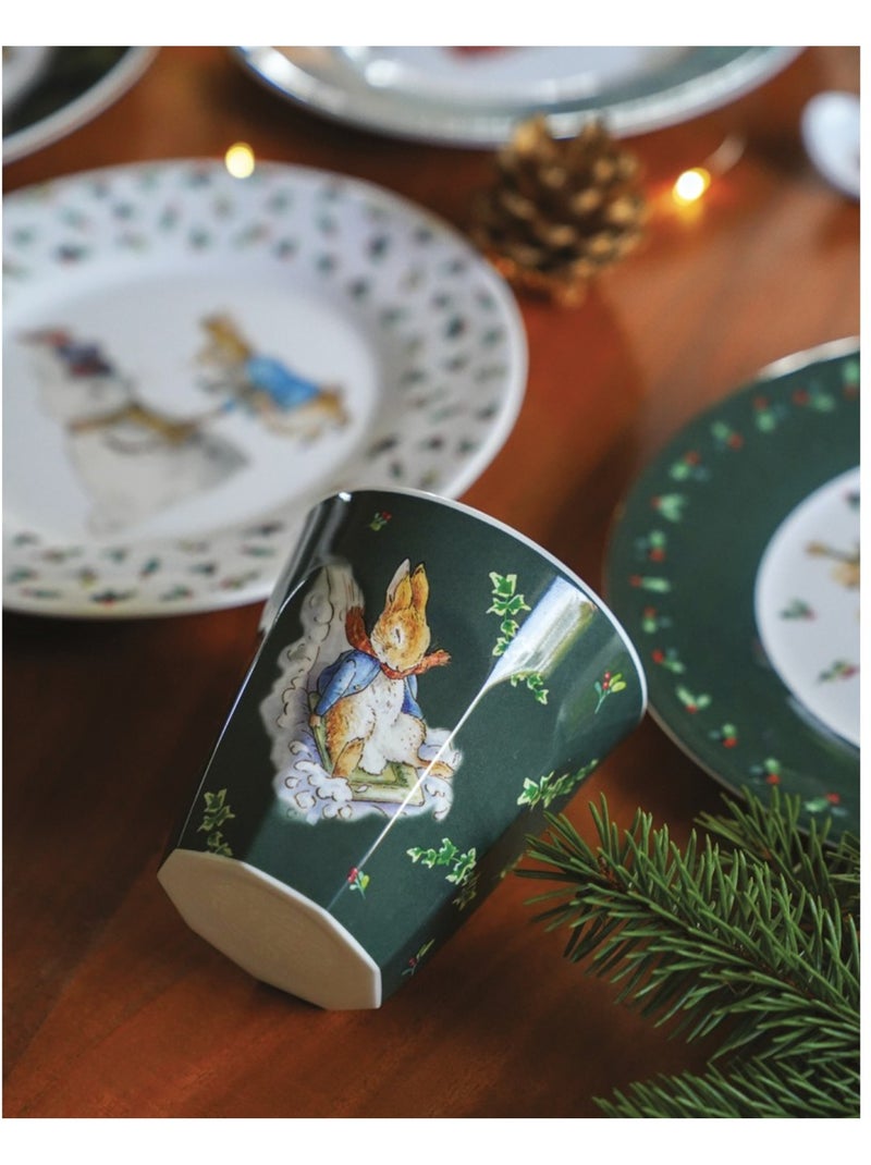 Gobelet pierre lapin noël Vert - Kiabi