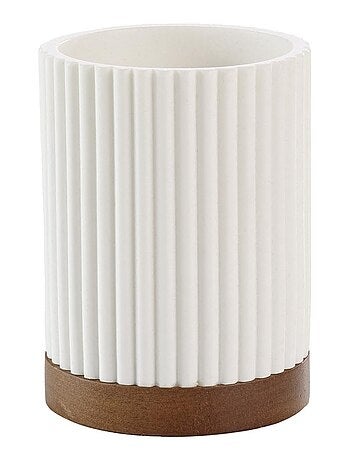 Gobelet salle de bain accacia
