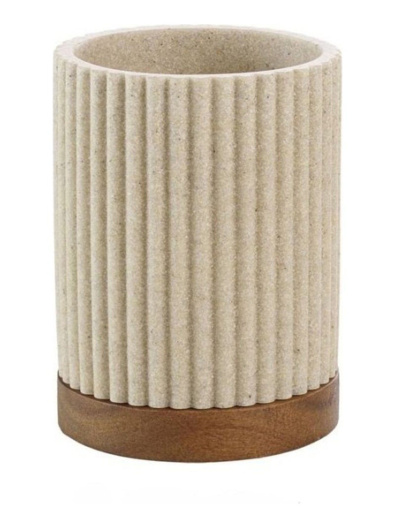 Gobelet salle de bain Beige clair - Kiabi