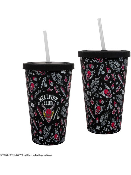 Gobelet Tumbler Hellfire Club - Stranger Things - Kiabi Gobelet Tumbler Hellfire Club - Stranger Things - Kiabi
