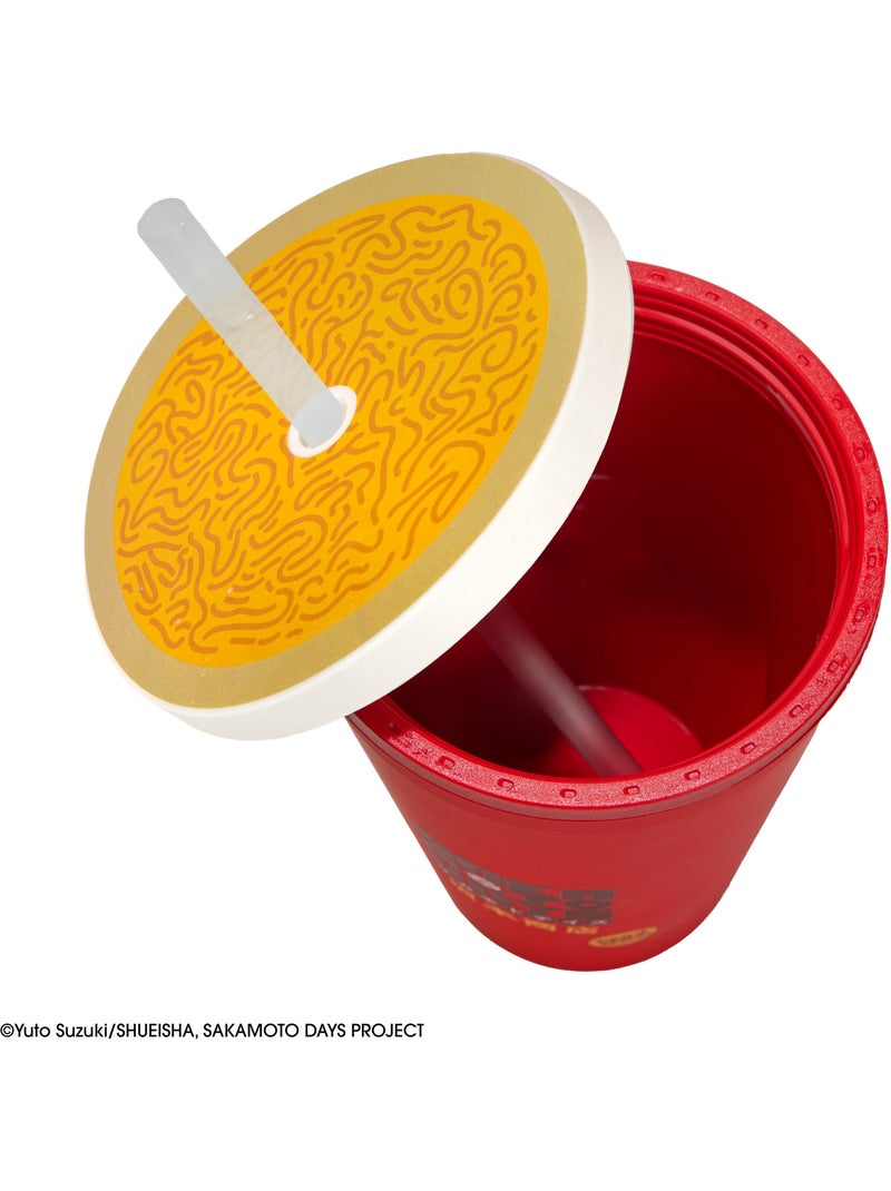Gobelet Tumbler Nouilles Ramen - Sakamoto Days Rouge - Kiabi
