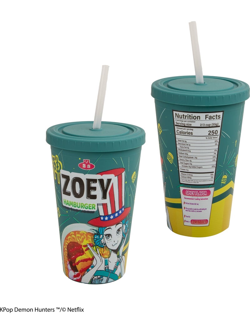 Gobelet Tumbler Zoey Hamburger - KPop Demon Hunters Vert - Kiabi