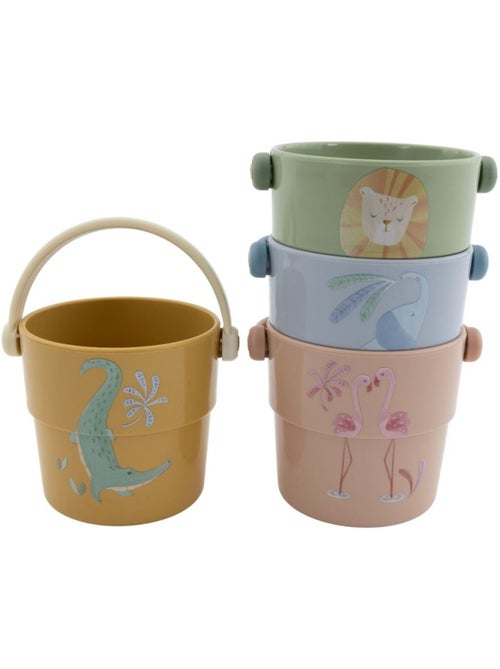Gobelets de bain safari friends - Kiabi