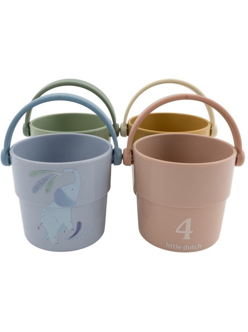 Gobelets de bain safari friends - Kiabi