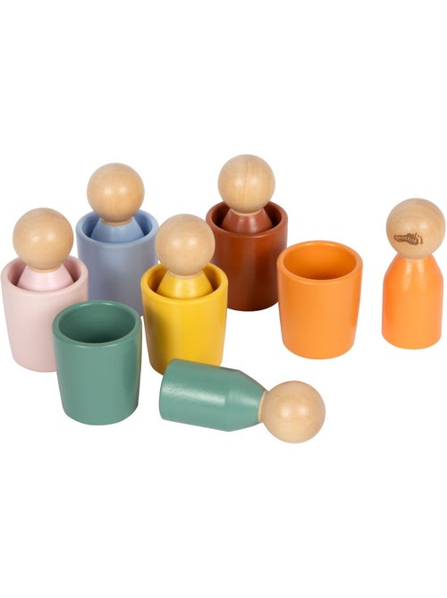 Gobelets de tri Montessori avec figurines - Kiabi