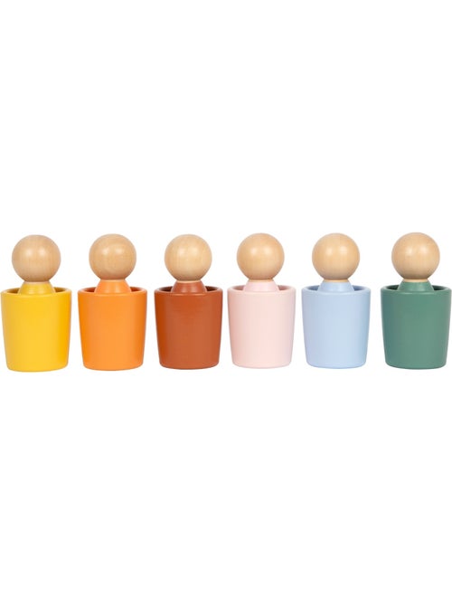 Gobelets de tri Montessori avec figurines - Kiabi