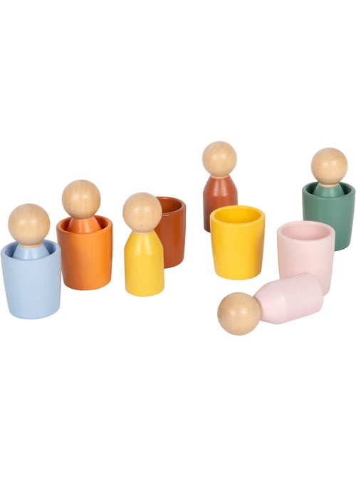 Gobelets de tri Montessori avec figurines - Kiabi