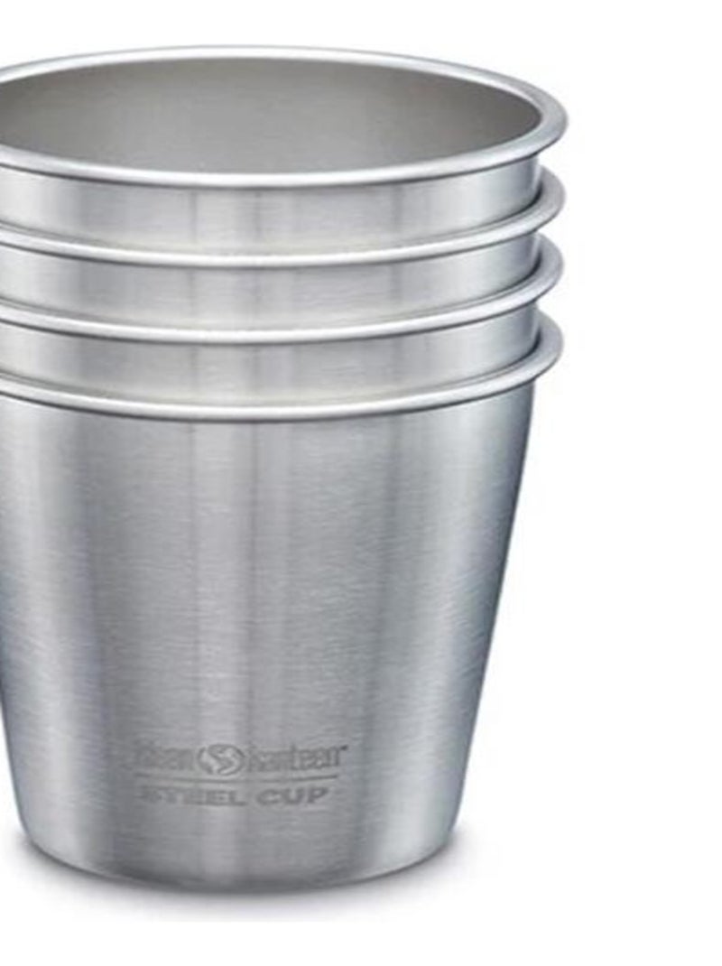 Gobelets en inox 296 ml - Set de 4 Gris - Kiabi