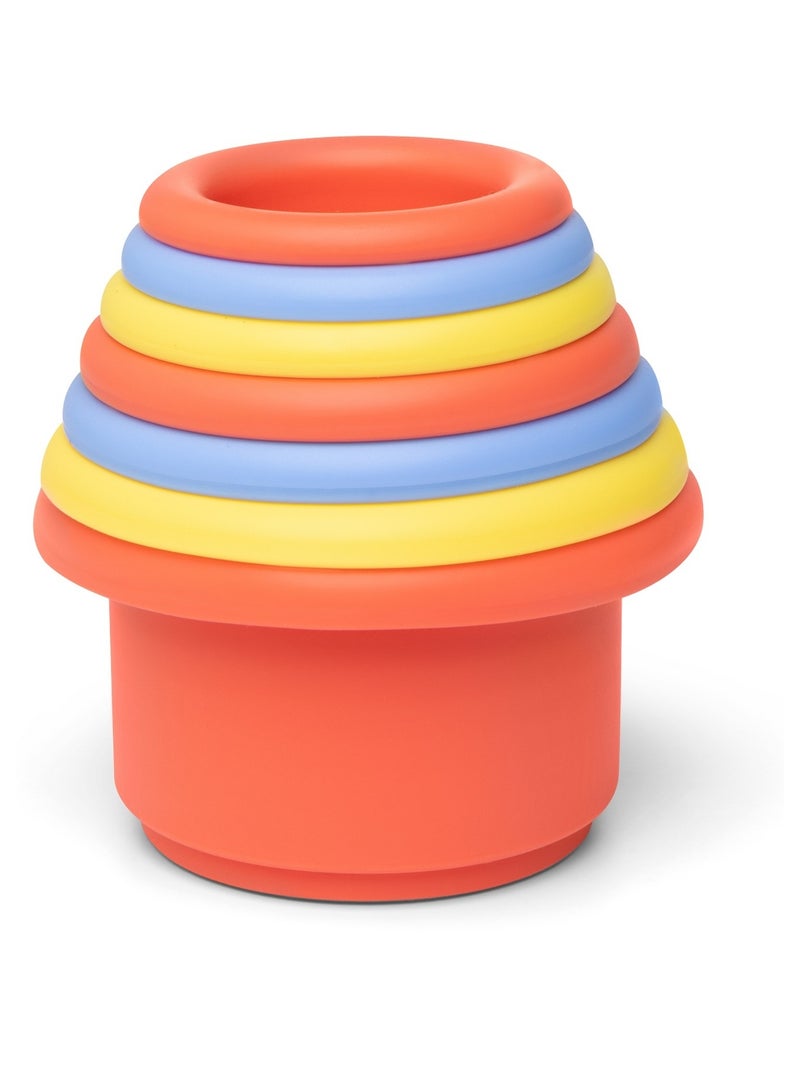Gobelets gigognes en silicone Rouge - Kiabi