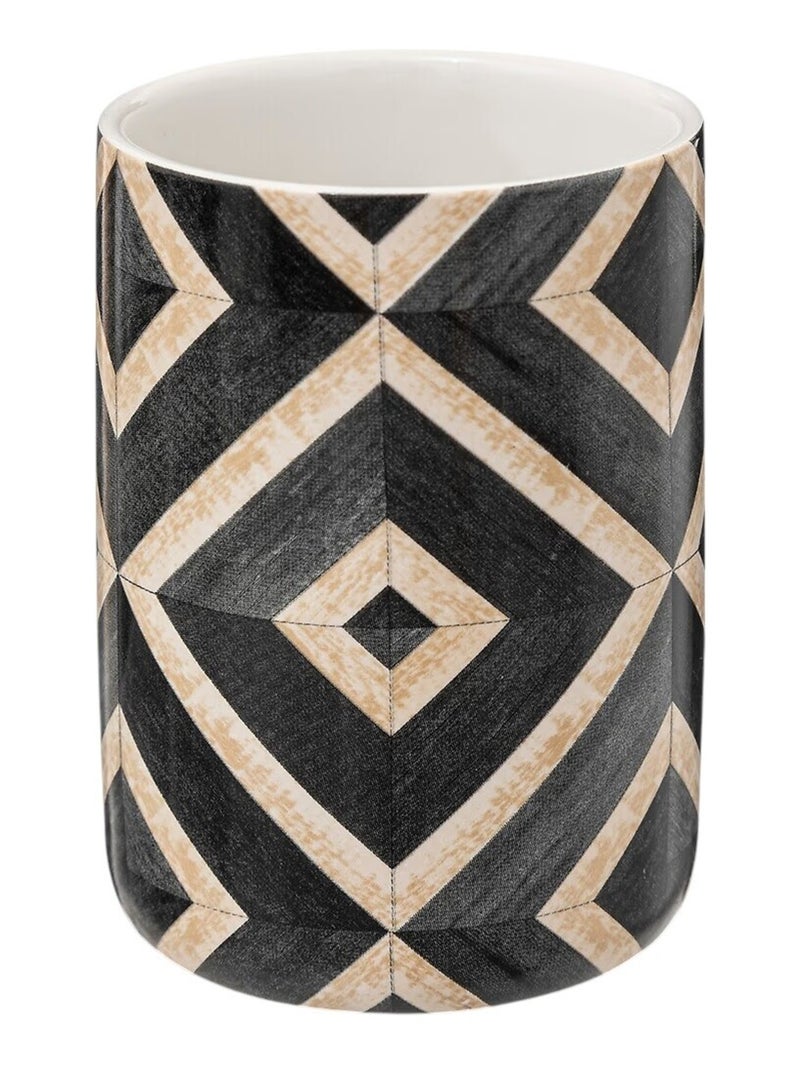 Goblet brosse a dent Collection Geo-ethnique Noir - Kiabi