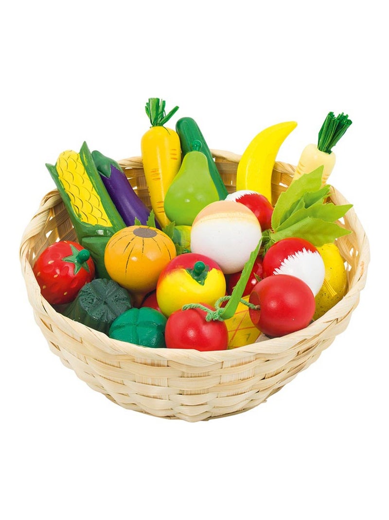 Goki - Corbeille de fruits et légumes Multicolore - Kiabi