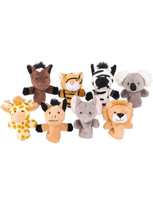 Goki - marionnettes à doigt animaux sauvages - Kiabi Goki - marionnettes à doigt animaux sauvages - Kiabi