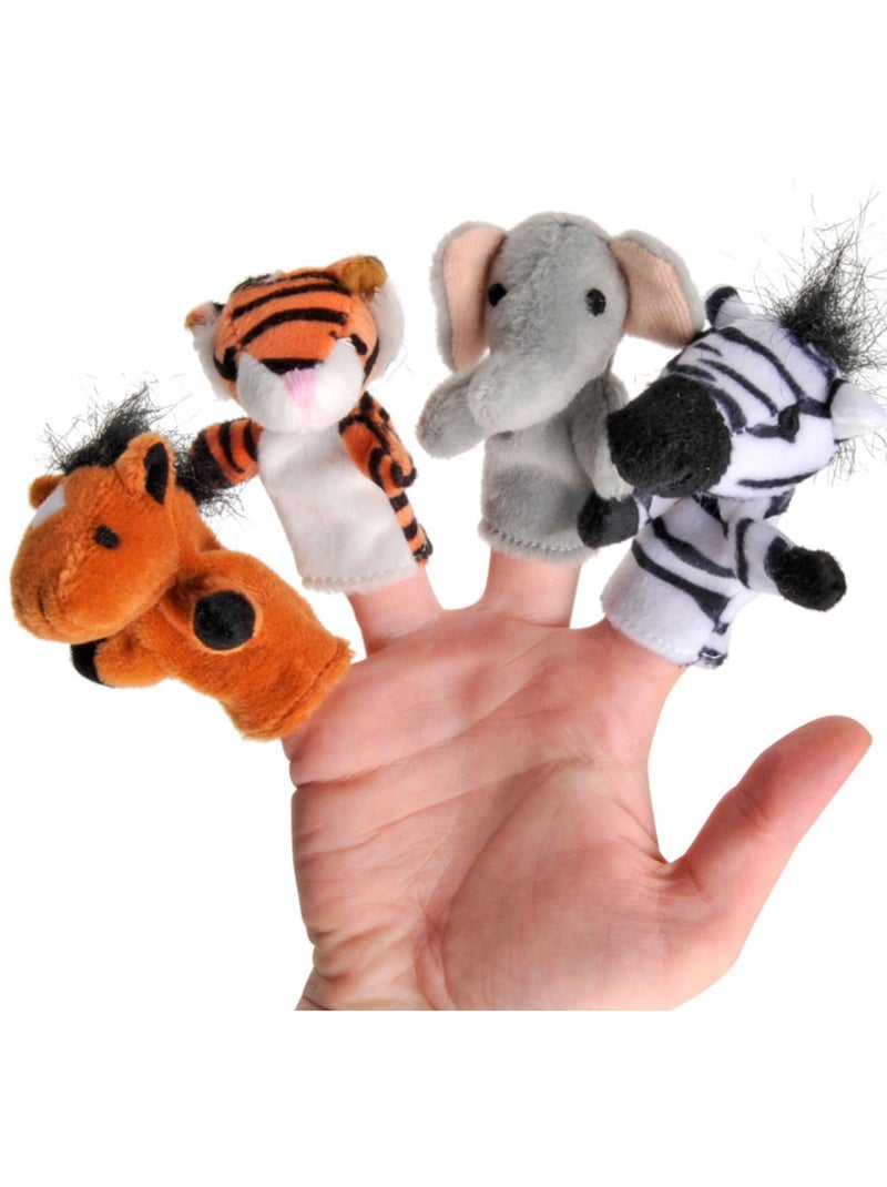 Goki - marionnettes à doigt animaux sauvages Multicolore - Kiabi