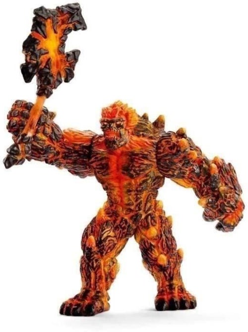 Golem de lave avec arme, schleich 42447 eldrador creature, figurine d'action très durable, dès 7 ans - Kiabi
