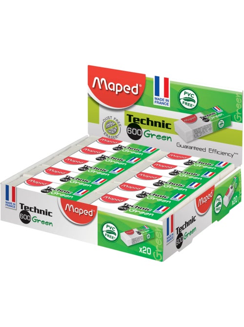 Gomme technic 600 green fabriquée en france - Kiabi