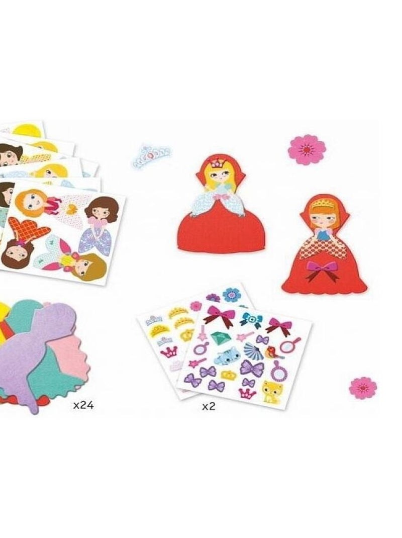 Gommettes J'aime les princesses N/A - Kiabi