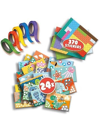 Gommettes : J'apprends à coller et à reconnaître les formes
