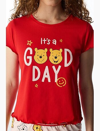 Good day ensemble de pyjama à motif ours, manches courtes penti