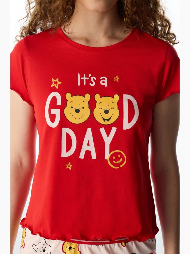 Good day ensemble de pyjama à motif ours, manches courtes penti Multicolore - Kiabi