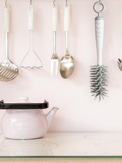 Goupillon biberon en caoutchouc Gris - Kiabi