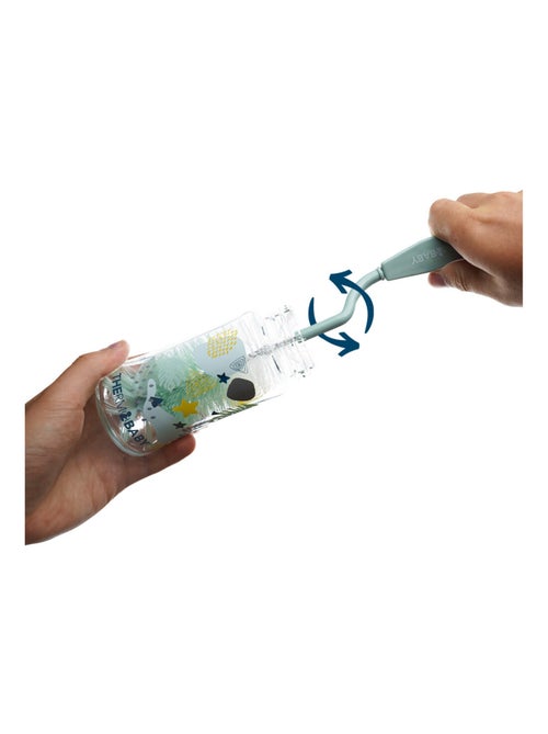 Goupillon rotatif pour biberon + goupillon tétines - Kiabi