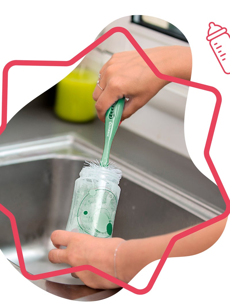 Goupillons pour biberon + tétine 'Badabulle' vert - Kiabi