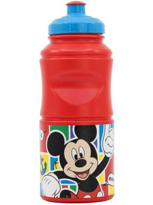 Gourde - disney - mickey - 380 ml - plastique sans bpa - rouge - Kiabi