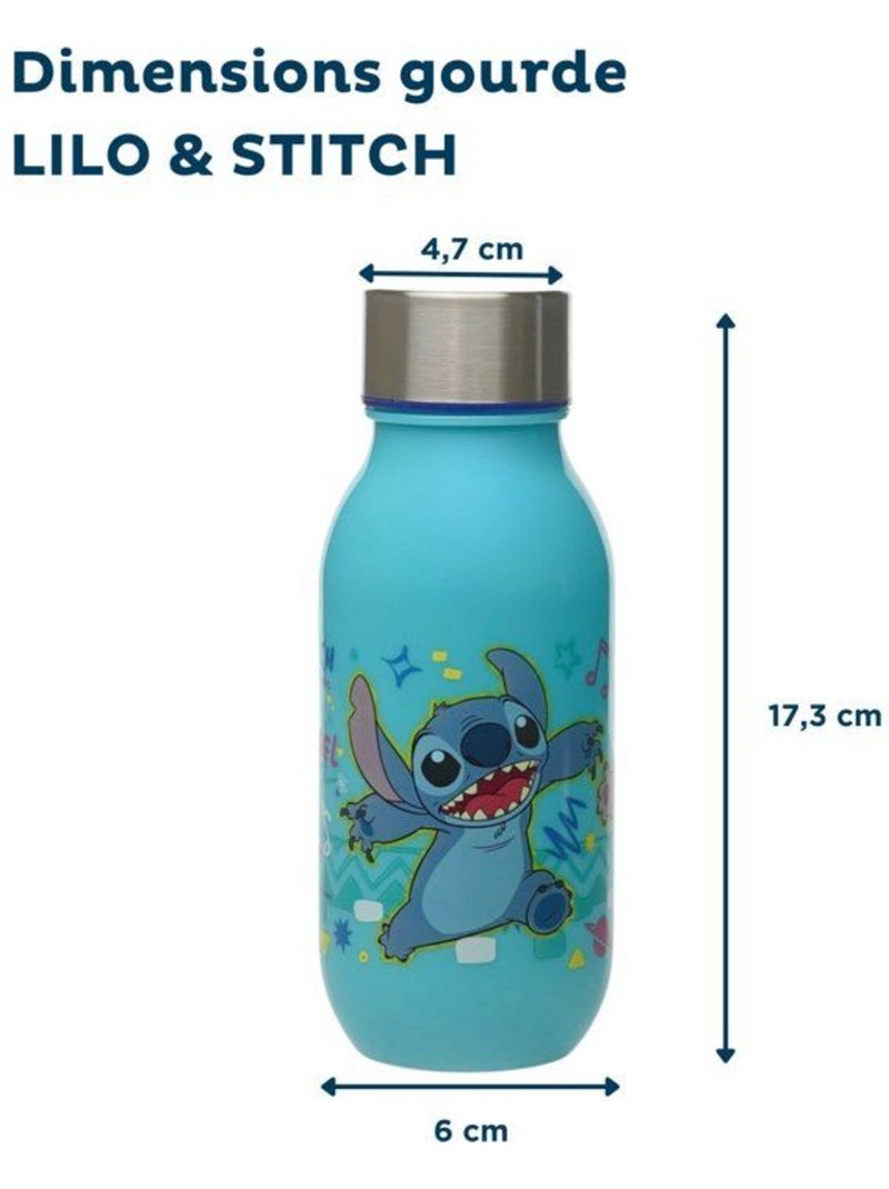 Gourde - thermobaby - lilo & stitch - 430 ml - bleu Bleu - Kiabi