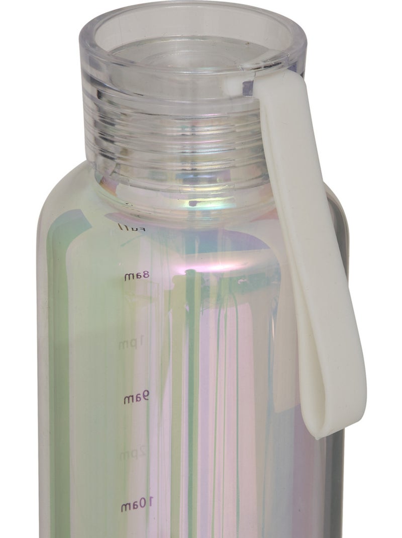 Gourde 0,66L avec indicateur horaire en verre Transparent - Kiabi