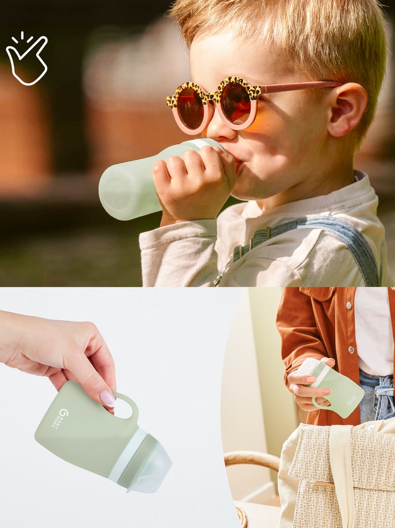 Gourde 150 ml en silicone 'Babymoov' Vert - Kiabi