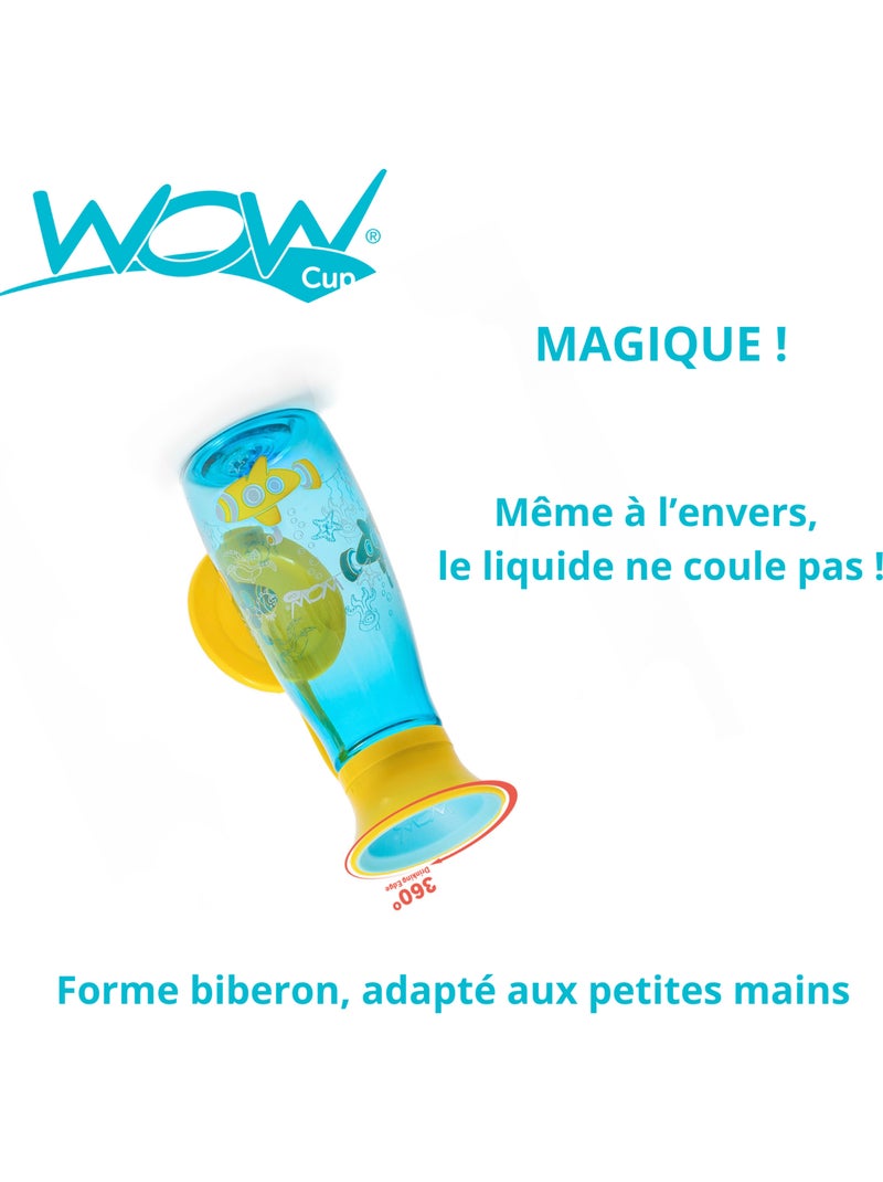 Gourde  360 ° enfant  anti renversement Bleu - Kiabi