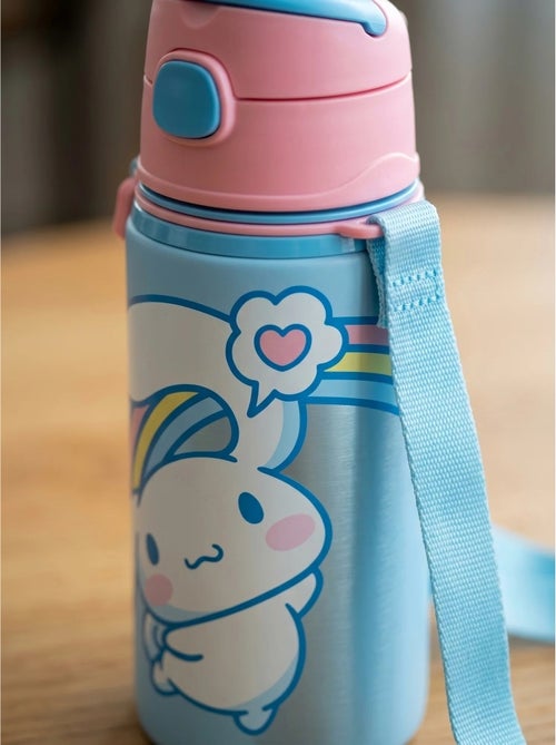 Gourde aluminium 600ml avec poignée hello kitty cinnamoroll sanrio - Kiabi