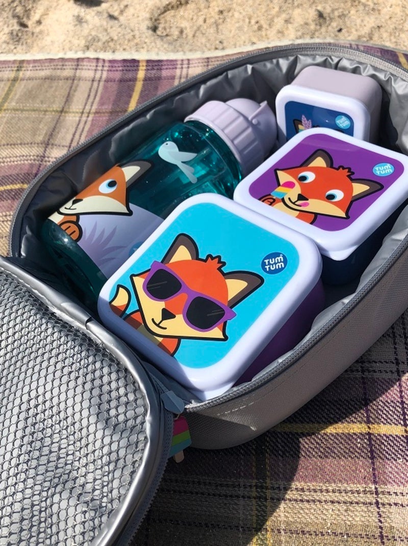 Gourde avec paille Felicity Fox Multicolore - Kiabi