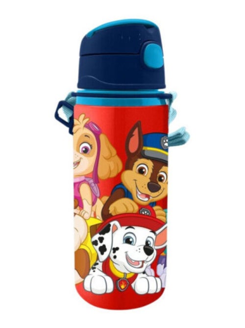 Gourde avec paille intégrée Pat' Patrouille - Personnages - Chase, Stella, Marcus - 500 ml - Kiabi