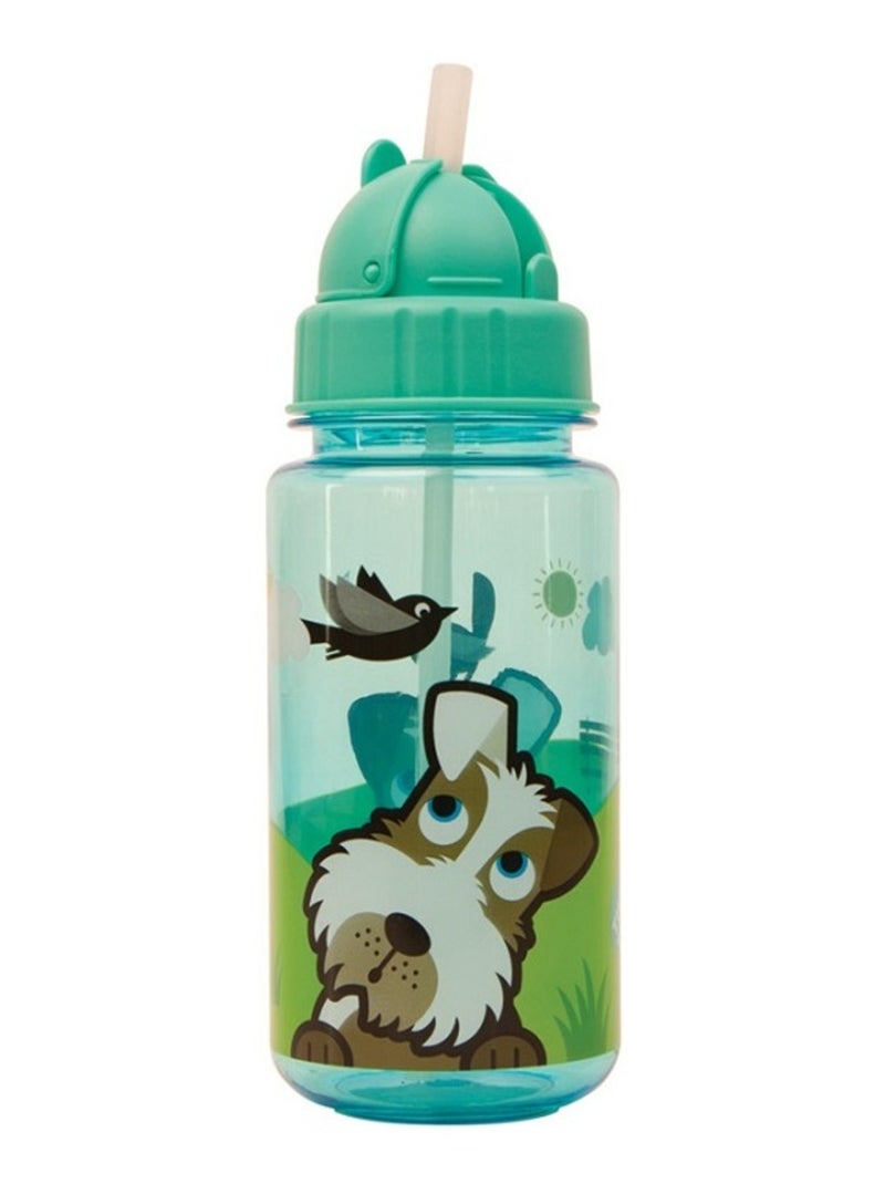 Gourde avec paille Scruff Vert - Kiabi