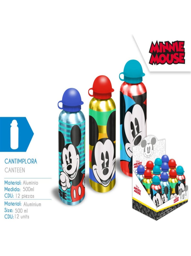 Gourde Bleue bouchon bleu Disney Mickey - 500 ml Bleu - Kiabi