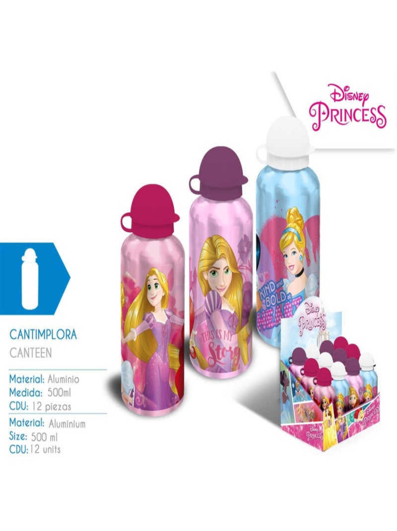 Gourde Bleue et Blanche Disney Princesses - 500 ml Bleu - Kiabi