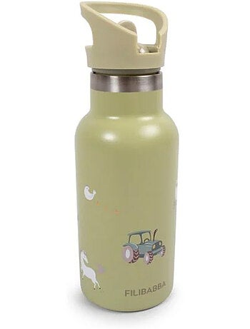 Gourde en acier inoxydable – a la ferme par filibabba