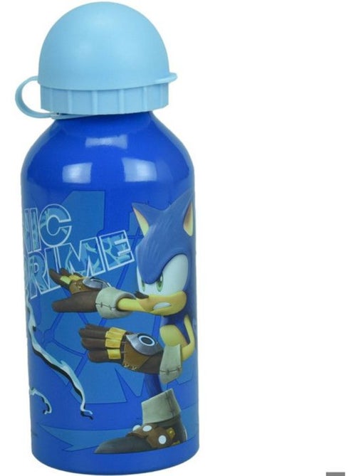 Gourde en aluminium - sonic - prime - 400 ml - design sonic - capuchon protecteur - Kiabi