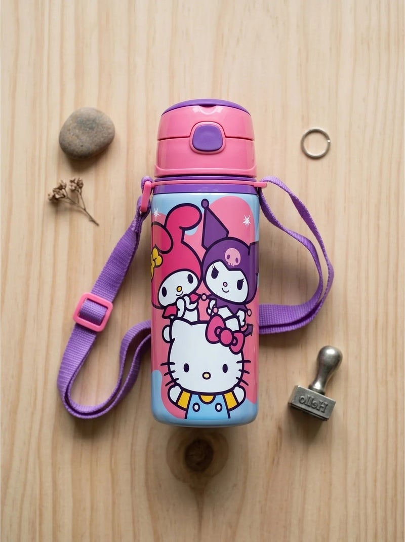 Gourde en aluminium 600 ml hello kitty sanrio Rose - Kiabi