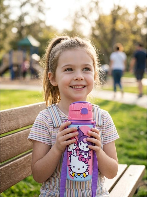 Gourde en aluminium 600 ml hello kitty sanrio - Kiabi