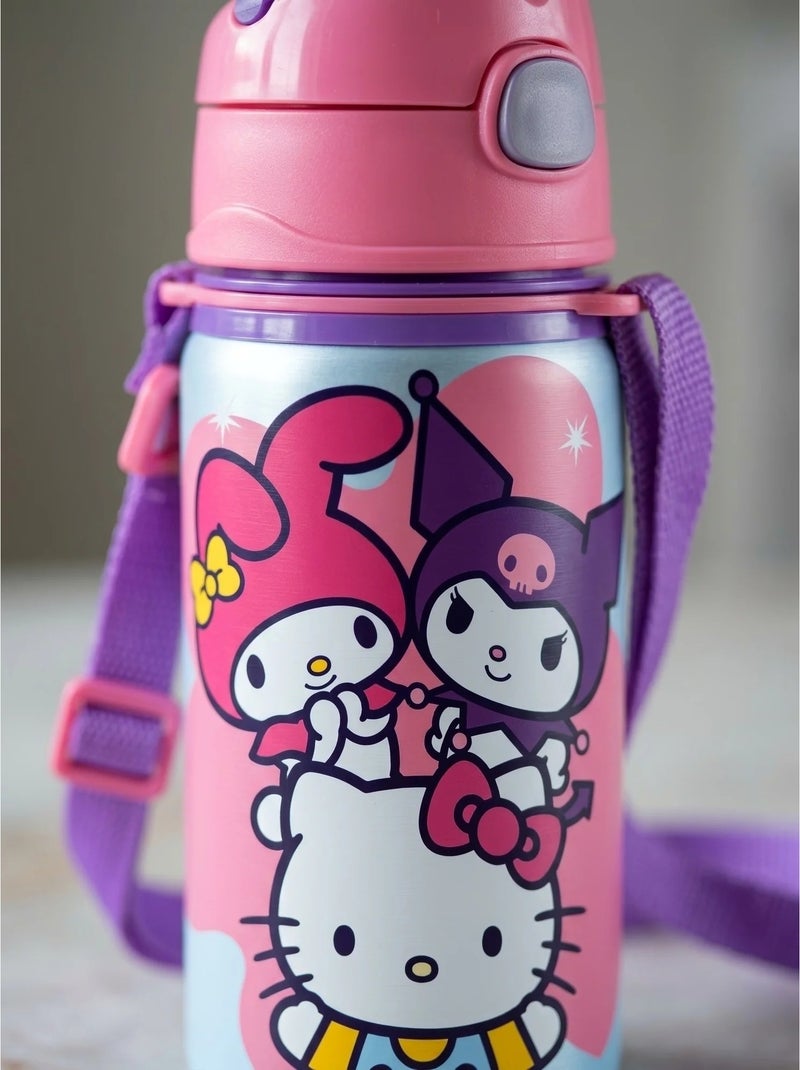 Gourde en aluminium 600 ml hello kitty sanrio Rose - Kiabi