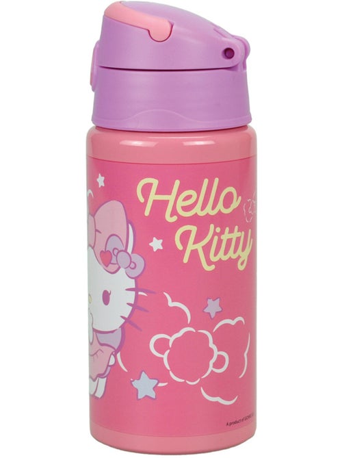 Gourde en aluminium 'Hello Kitty' rose – Bouchon à clapet 50 cl - Kiabi Gourde en aluminium 'Hello Kitty' rose – Bouchon à clapet 50 cl - Kiabi