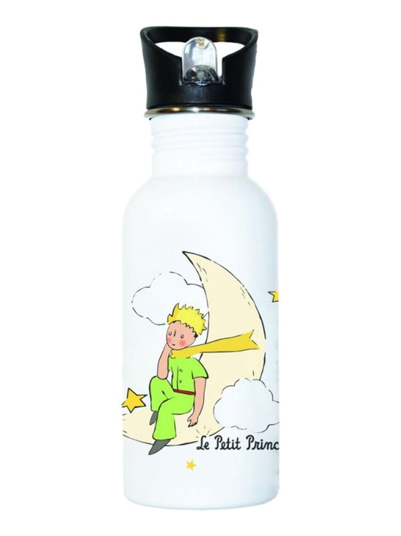 Gourde en Aluminium Le Petit Prince et la Lune Blanc - Kiabi