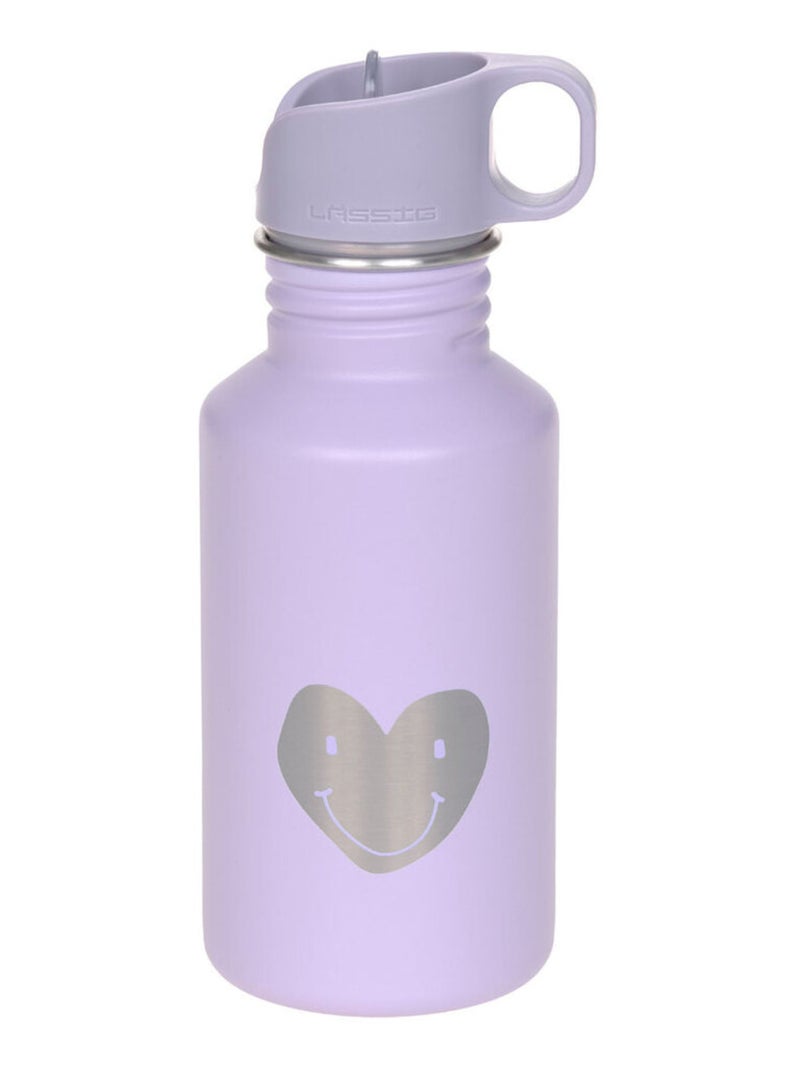 Gourde en inox 500 ml Little Gang Heart lilac Violet - Kiabi